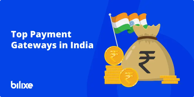 top-payment-gateways-india-illustration Illustration of Indian flag and currency for top payment gateways in India
