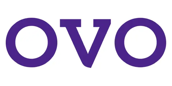OVO logo, a popular Indonesian digital wallet